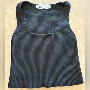 Zara Sweater Sleeveless Cropped